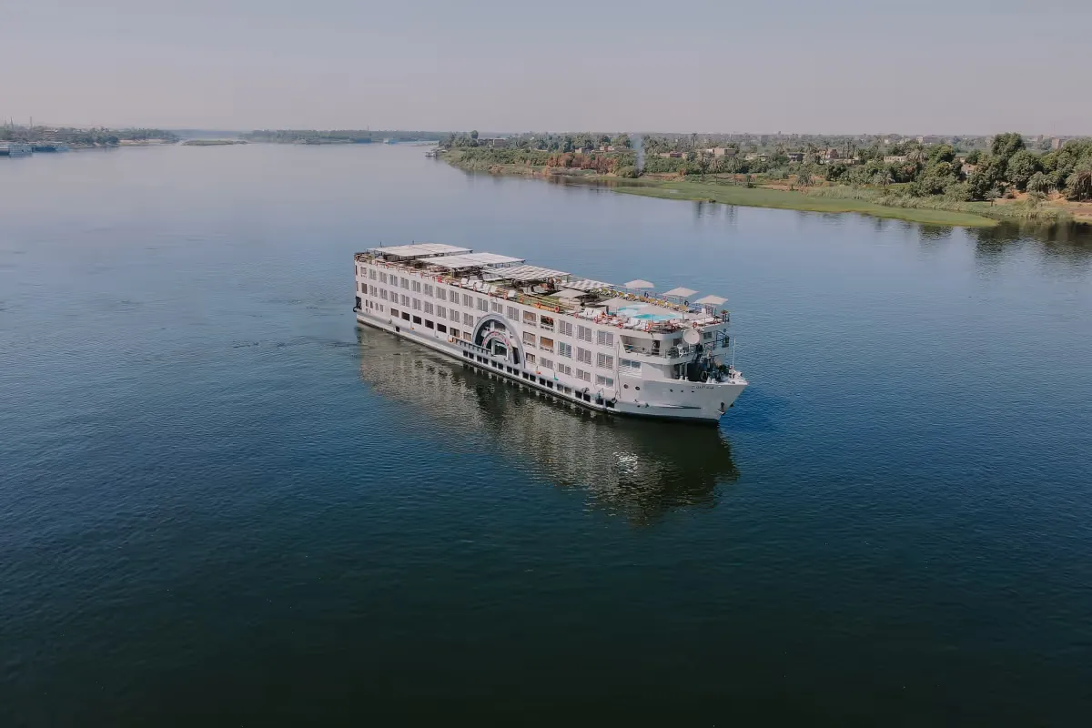 Exterior view of the Lady Carol Nile Cruise Nile cruise ship
